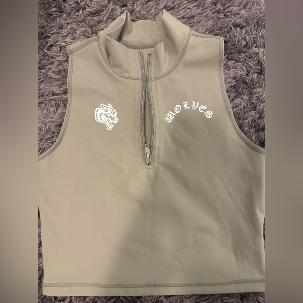 DarcSport cropped zip up